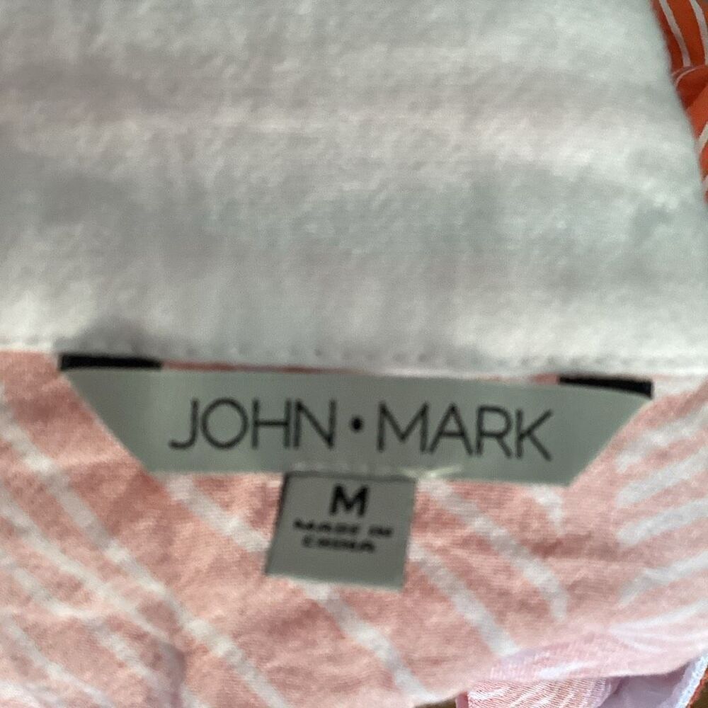 John Mark Split Neck Pull-On Top Blouse Embroider… - image 8